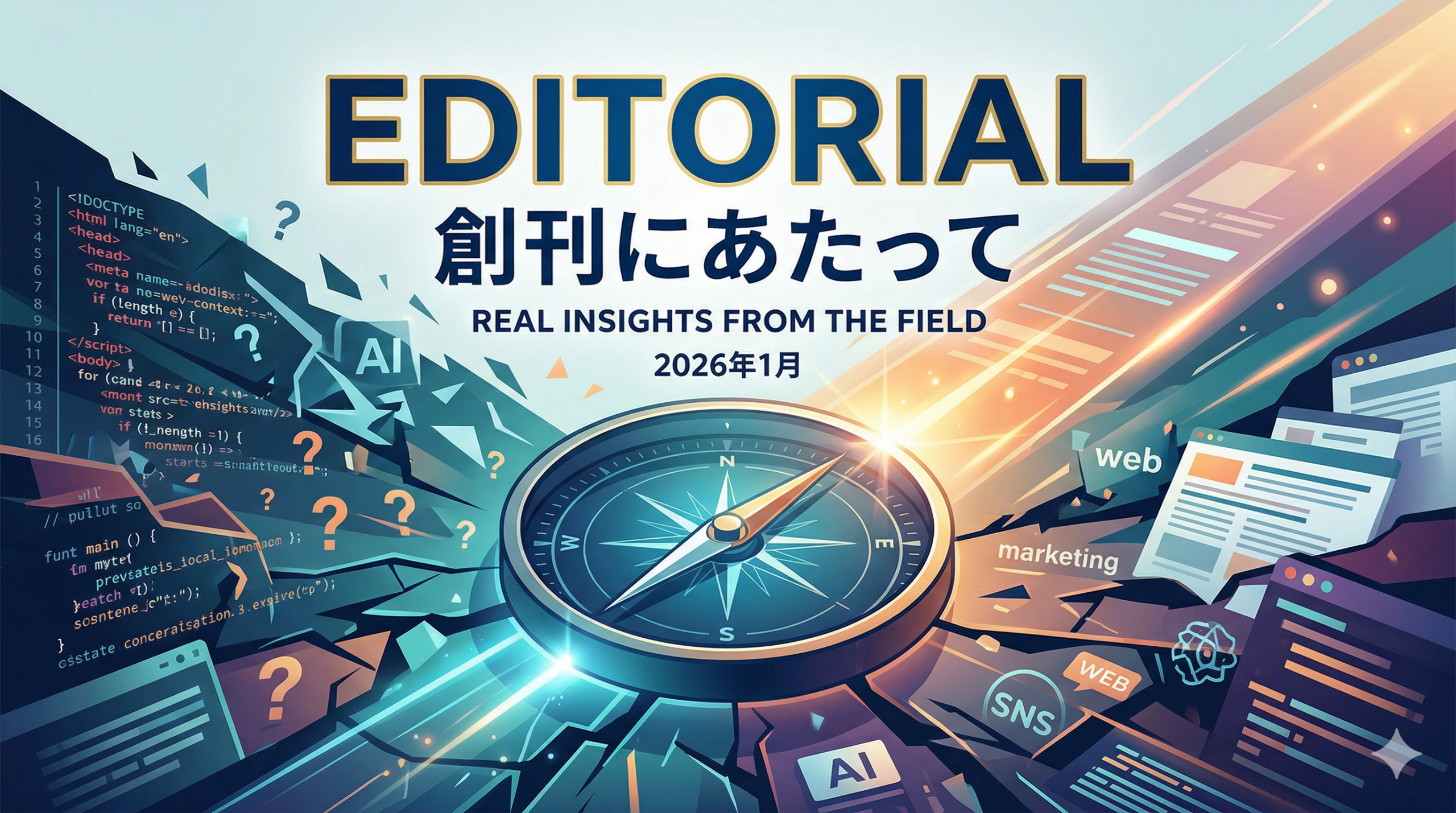 EDITORIAL 創刊にあたって